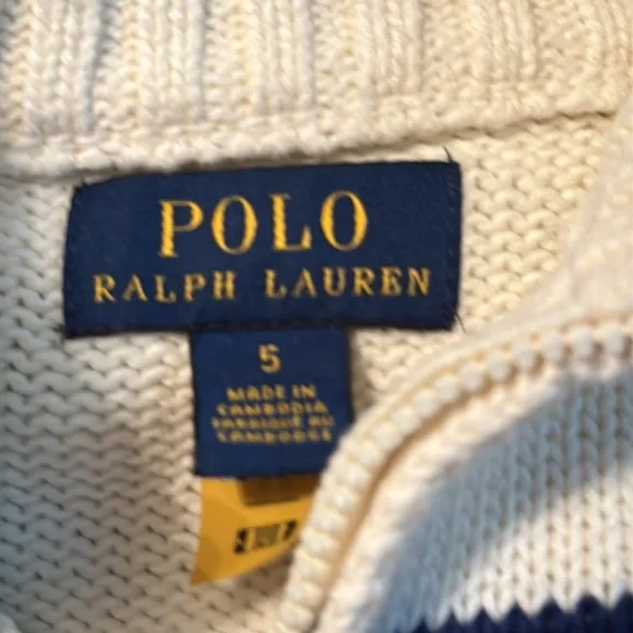 Polo sweater zip up - Picture 3 of 5